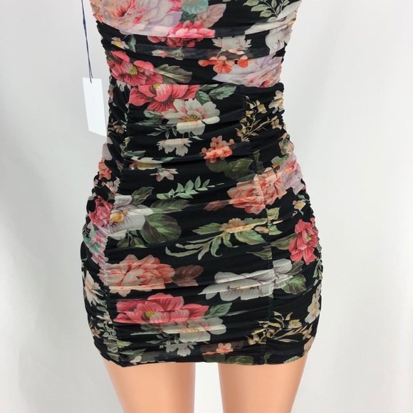 Majorelle Cassandra Mini Dress In Karolina Black - Picture 13 of 15